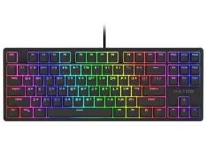 Image Клавиатура HATOR Rockfall 2 Mecha TKL, RGB Black