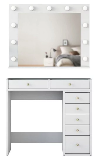 Туалетный столик Mirage Meble BJ117 White