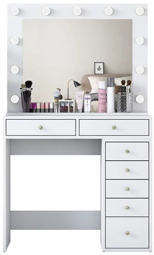 Image Туалетный столик Mirage Meble BJ115 White