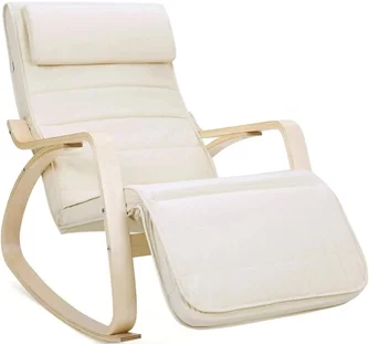 Fotoliu balansoar Songmics LYY10M Beige