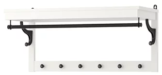 Вешалка Ikea Hemnes 85см (Белый)