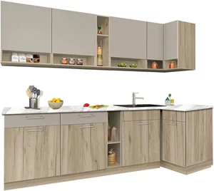 Image Кухня Modern Monro 2.6m (Grey Craft Oak/Cashmere)