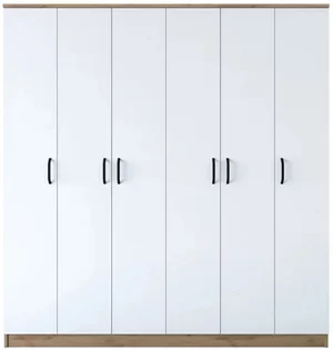 Image Шкаф Mirage Meble BA114 S 6D, Walnut/White