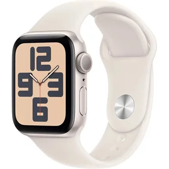 Ceas inteligent Apple Watch SE (2024) GPS + LTE 40mm MXFY3 Starlight Aluminium