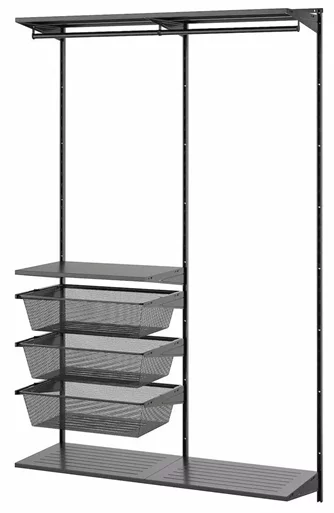 Вешалка Ikea Boaxel 125x40x201, Anthracite