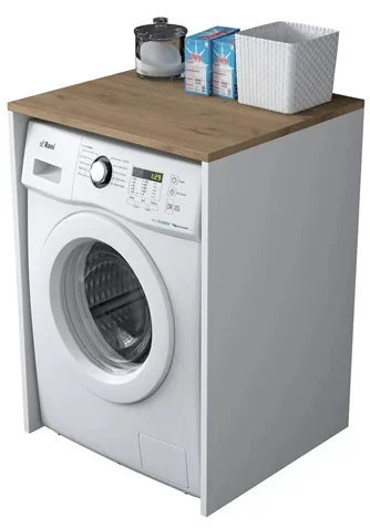 Надставка Mirage Meble Rani KD103 S, White/Walnut