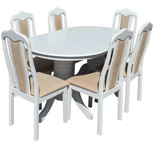 Image Комплект для кухни Marcel Prod DINING7 1+6, White/Beige
