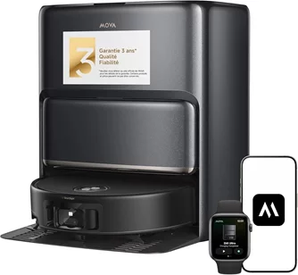 Робот-пылесос Mova Z60 Ultra Roller Complete, Black