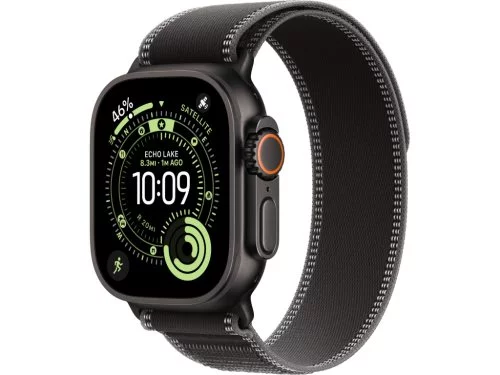 Image Apple Watch Ultra 3 GPS + LTE 49mm MF1D4 Black Titanium Case Black/Charcoal Trail Loop - S/M