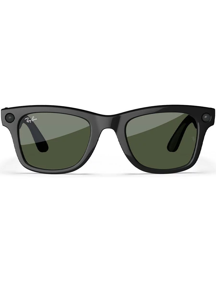 Image Умные очки Ray-Ban Meta Wayfarer Shiny Black, G-15 Green RW4012 Gen.2 155-L