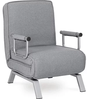 Image Кресло раскладное Mebel Elite Bart, Grey/Chrome