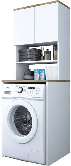 Image Шкаф Mirage Meble KD101, White/Walnut