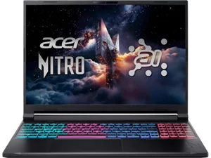 Image Ноутбук Acer Nitro V 16S AI ANV16S-41 (Ryzen 7 260, 32Gb, 1Tb, 5070 8Gb) Obsidian Black