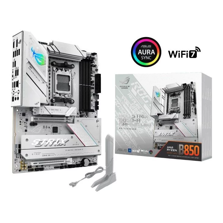 Image Placă de bază ASUS ROG STRIX B850-A GAMING WIFI, White
