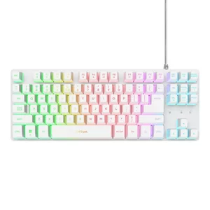 Image Клавиатура Trust GXT833W THADO TKL EN, White