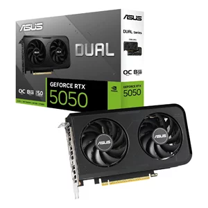 Image Placă video ASUS Dual GeForce RTX 5050 OC Edition (8GB, GDDR6, 128bit)