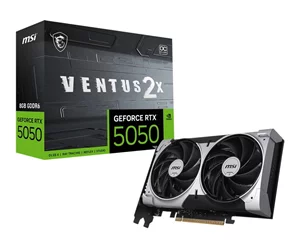 Image Видеокарта MSI GeForce RTX 5050 8G VENTUS 2X OC (8GB, GDDR6, 128Bit)
