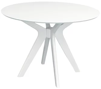 Masă Evelin RAFFLES ROUND, White
