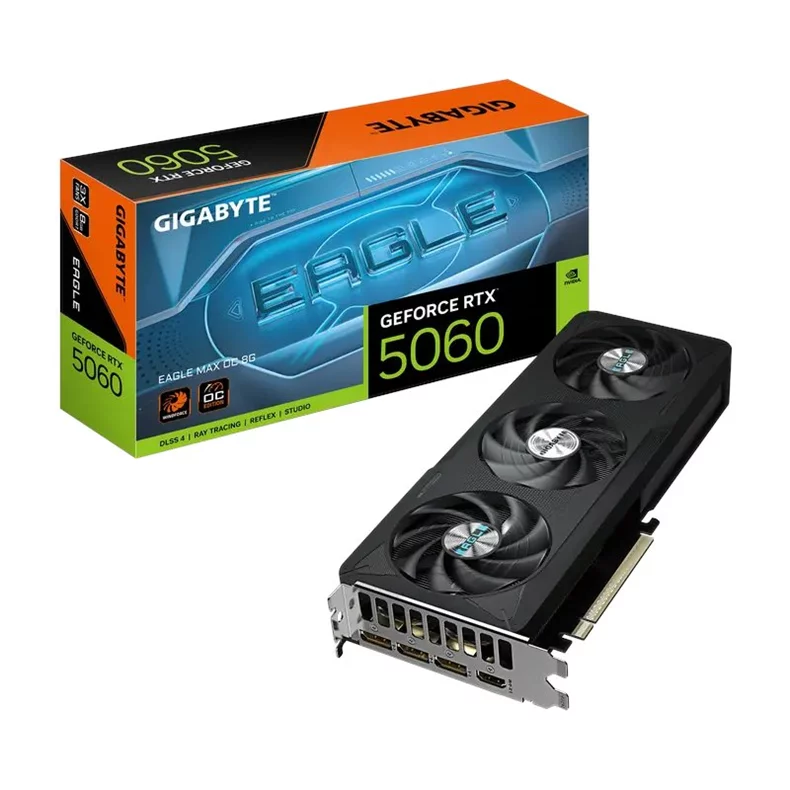 Image Placă Video Gigabyte RTX5060 8GB (GV-N5060EAGLEMAX OC-8GD)