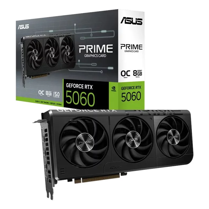 Image Placă Video ASUS RTX5060 8GB GDDR7 Prime OC (PRIME-RTX5060-O8G)