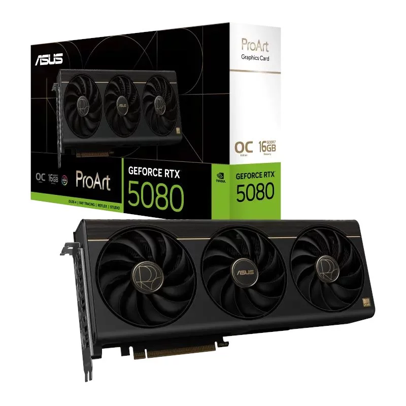 Image Видеокарта ASUS RTX5080 16GB GDDR7 ProArt OC (PROART-RTX5080-O16G)