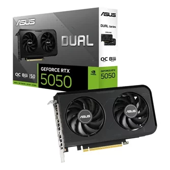 Видеокарта ASUS RTX5050 8GB GDDR6 Dual OC (DUAL-RTX5050-O8G)