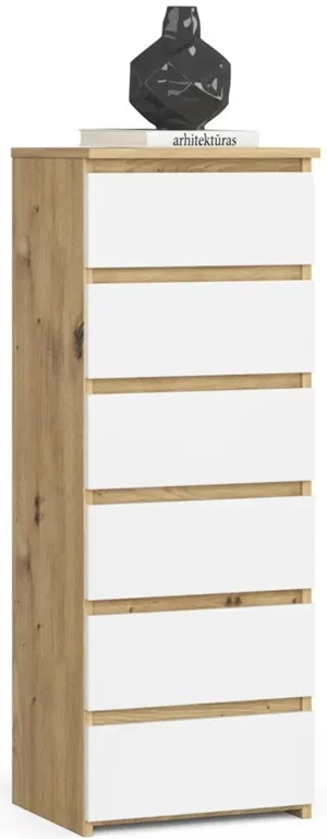 Image Комод Akord CL6 6SZ, Artisan Oak/White