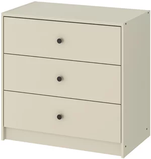 Image Comodă Ikea Gursken 3 sertare 69x67 Light beige