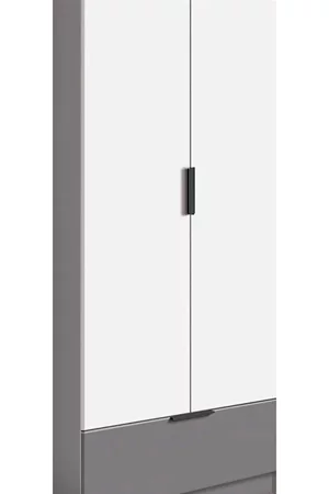 Image Dulap Modern Komfort 90cm, Slate Gray/White