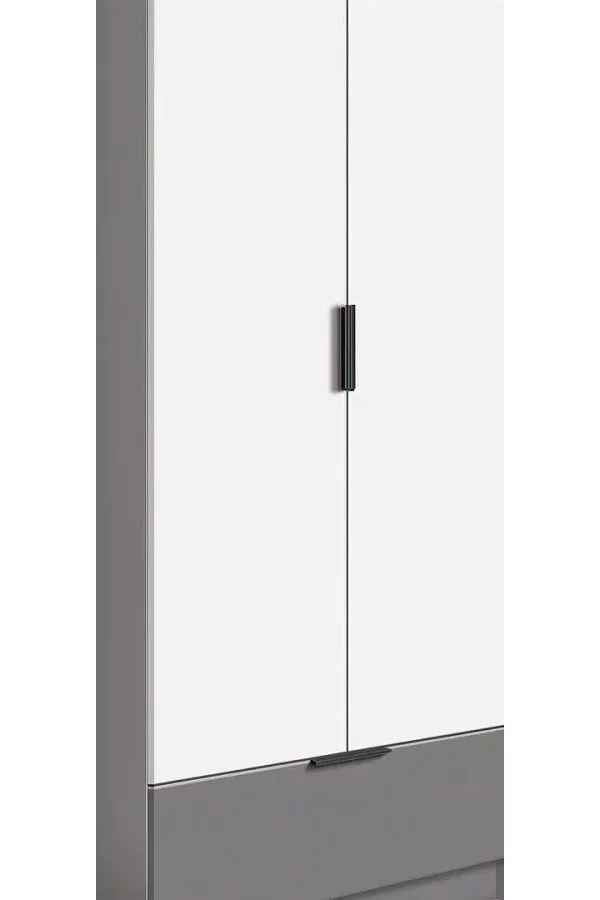 Image Dulap Modern Komfort 90cm, Slate Gray/White