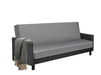 Диван Modern Adam 3 Tiffani 29/Cosmic 37, White/Black/Gray Dark