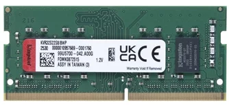 Оперативная память Kingston ValueRam 16GB DDR4-3200 SODIMM, PC25600