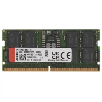 Memorie RAM Kingston ValueRAM 16GB DDR5-5600MHz SODIMM (KVR56S46BS8-16)