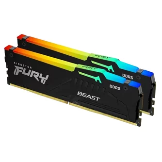 Оперативная память Kingston FURY Beast 32GB DDR5-6400MHz RGB Kit (KF564C32BBEAK2-32)