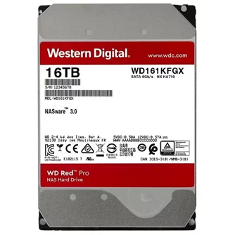 Жесткий диск Western Digital HDD 16.0TB Red Pro (WD161KFGX)