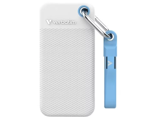 Image SSD extern Verbatim Pocket Colour Edition 2TB, White