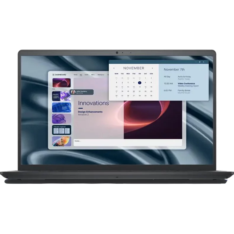 Image Laptop 15.6" Dell Pro 15 Essential PV15255 (Ryzen 5 7520U, 8Gb/512Gb) Black