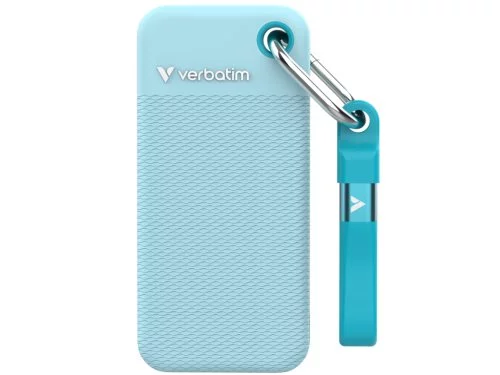 Image SSD extern Verbatim Pocket Colour Edition 2.0TB, Polar Blue