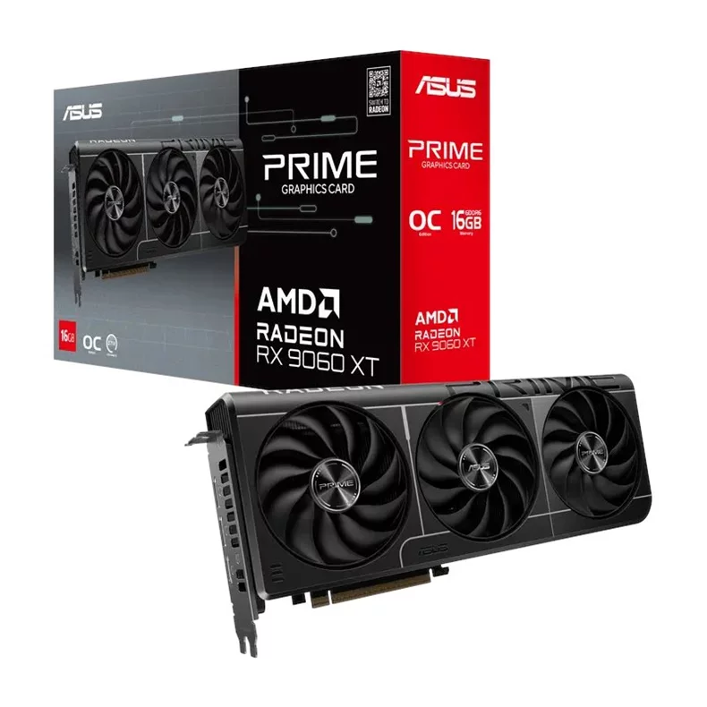 Image Placă Video ASUS PRIME-RX9060XT-O16G