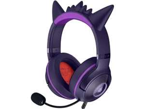 Image Наушники Wired Razer Kraken Kitty V2 Pokemon Gengar Edition