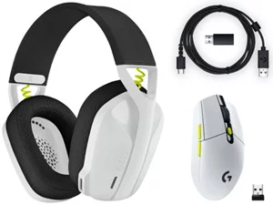 Image Комплект Logitech G435 + Logitech G304 White