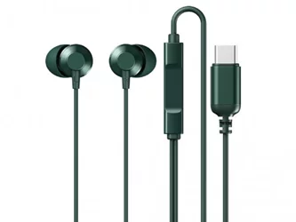 Căști REMAX RM-512a Type-C Green