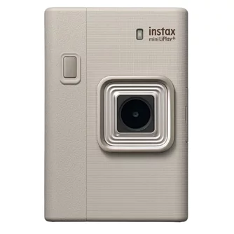 Aparat foto instant Fujifilm Instax Mini LiPlay+, Sand Beige