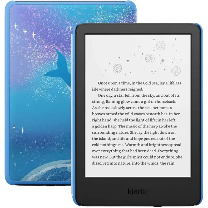 Image eBook Reader Amazon Kindle Paperwhite Kids (11th gen), Space Whale