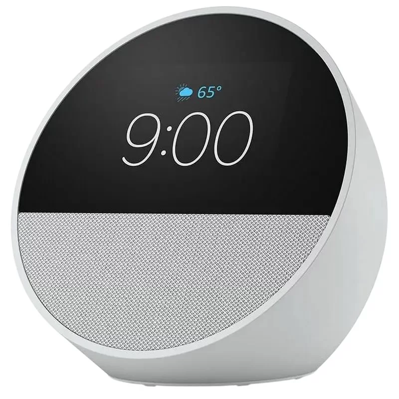 Boxă inteligentă Amazon Echo Spot, Glacier White