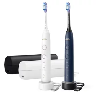 Электрическая зубная щетка Philips HX7429/01, White/Navy Blue