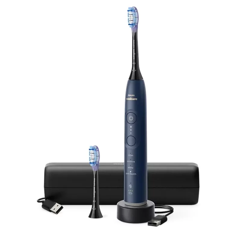 Image Электрическая зубная щетка Philips HX7423/01, Navy Blue