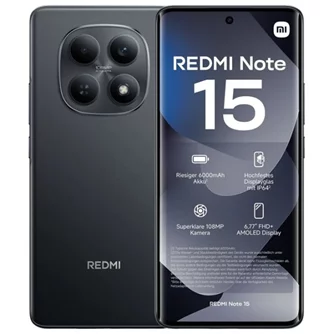 Мобильный телефон Xiaomi Redmi Note 15 12/512GB Black
