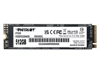Накопитель M.2 NVMe SSD 512GB Patriot P320
