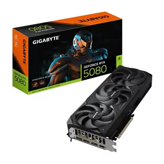Видеокарта GIGABYTE GeForce RTX 5080 WINDFORCE(16GB, GDDR7)